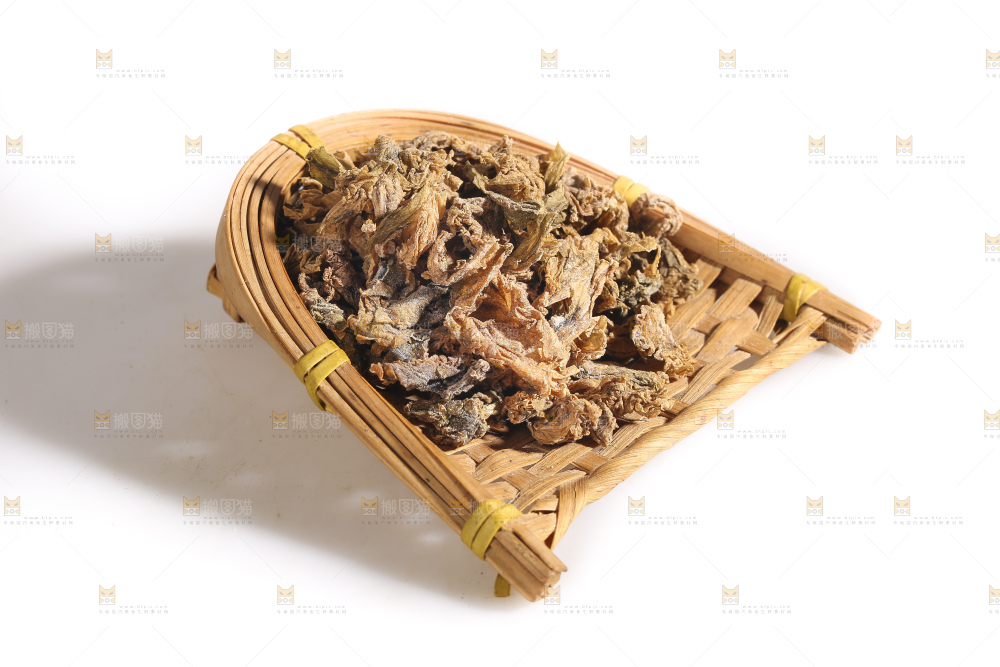 白底上的梅干菜