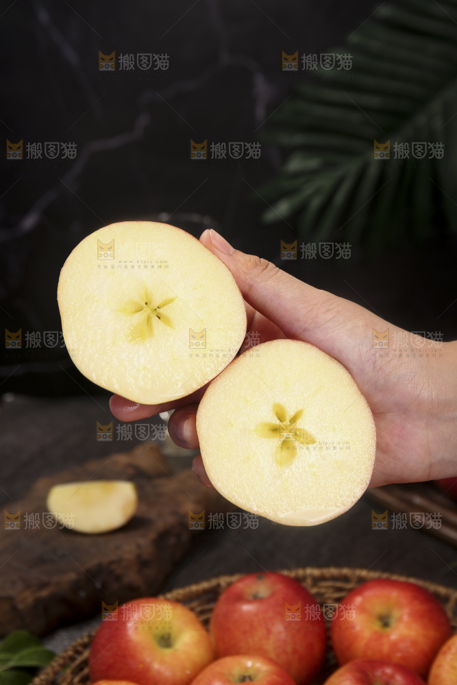 深底上的高原红苹果