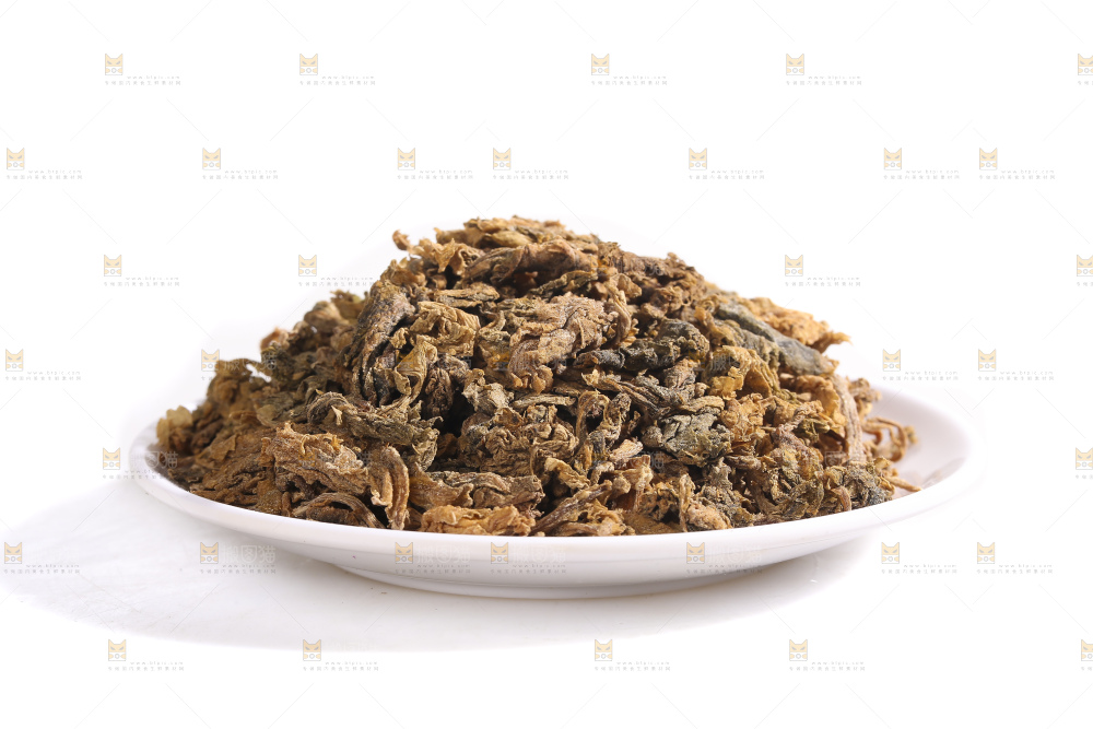 白底上的梅干菜