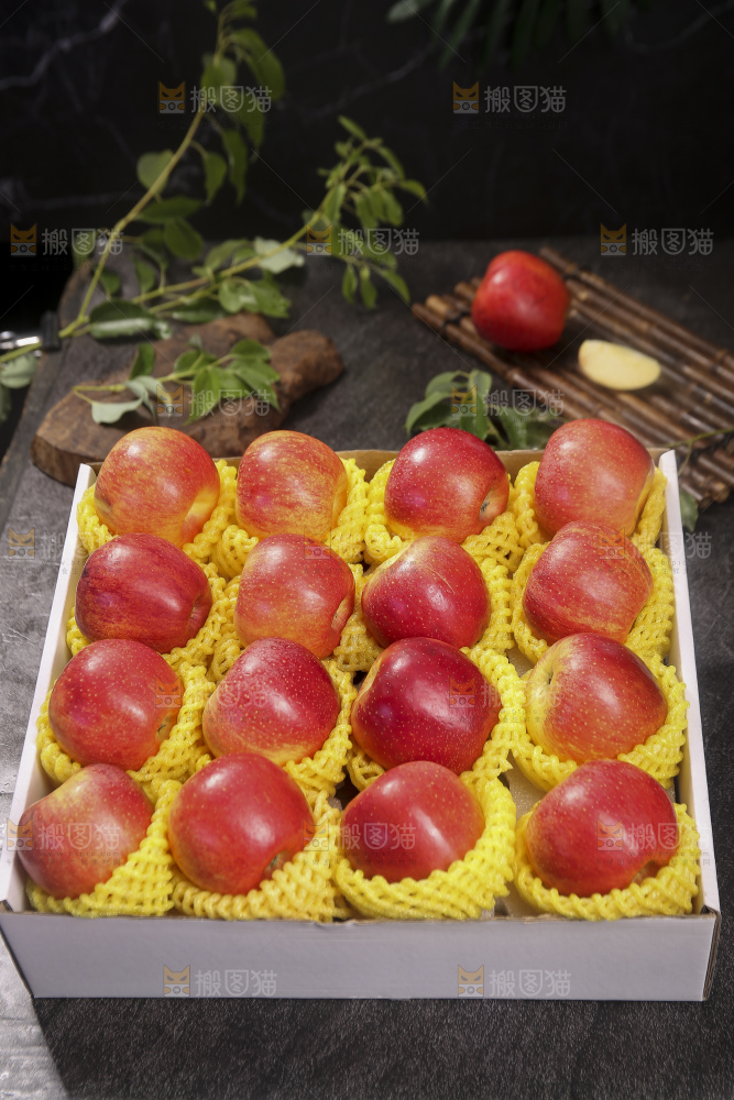 深底上的高原红苹果