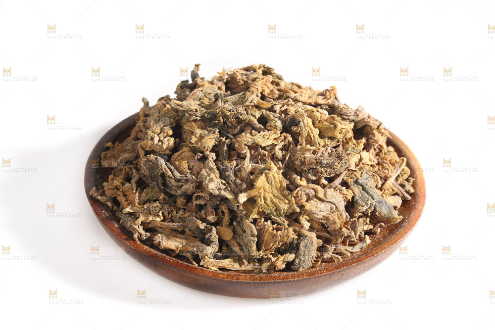 白底上的梅干菜