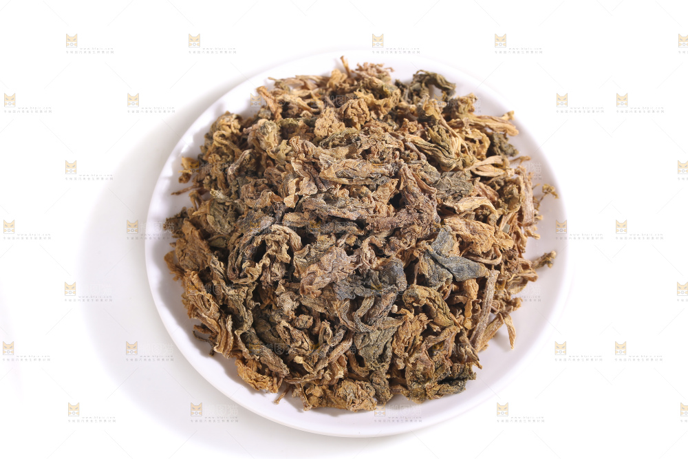 白底上的梅干菜