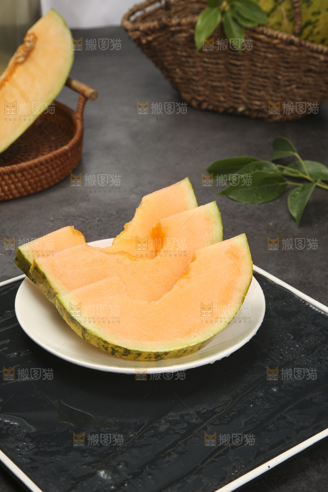 深底上的新疆伽师瓜