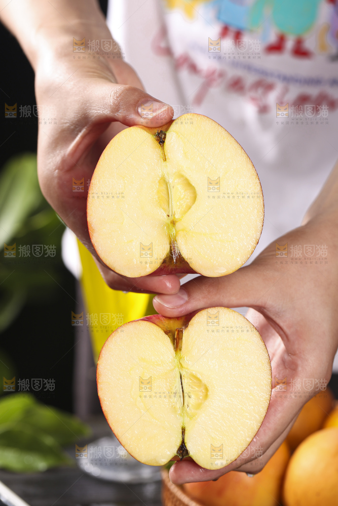深底上的高原红苹果