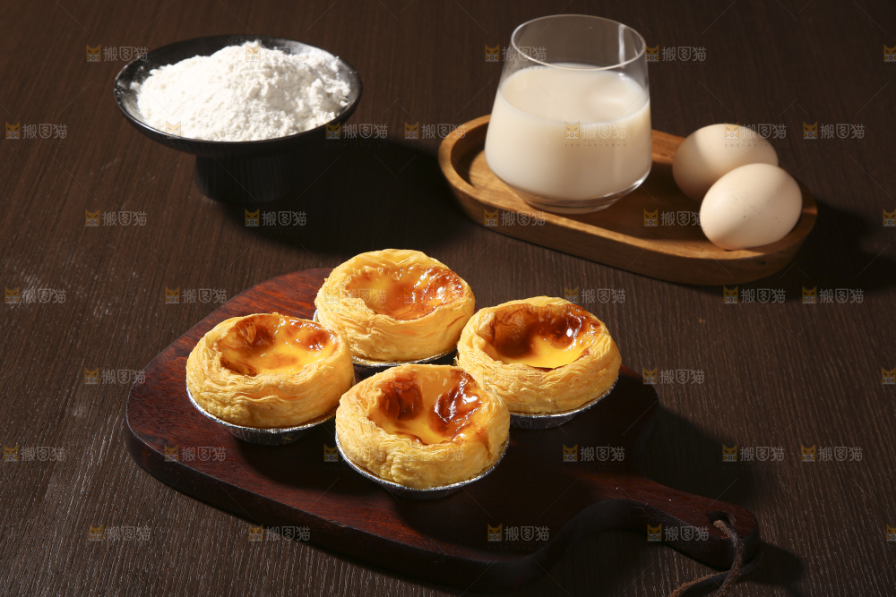 深底上的蛋挞