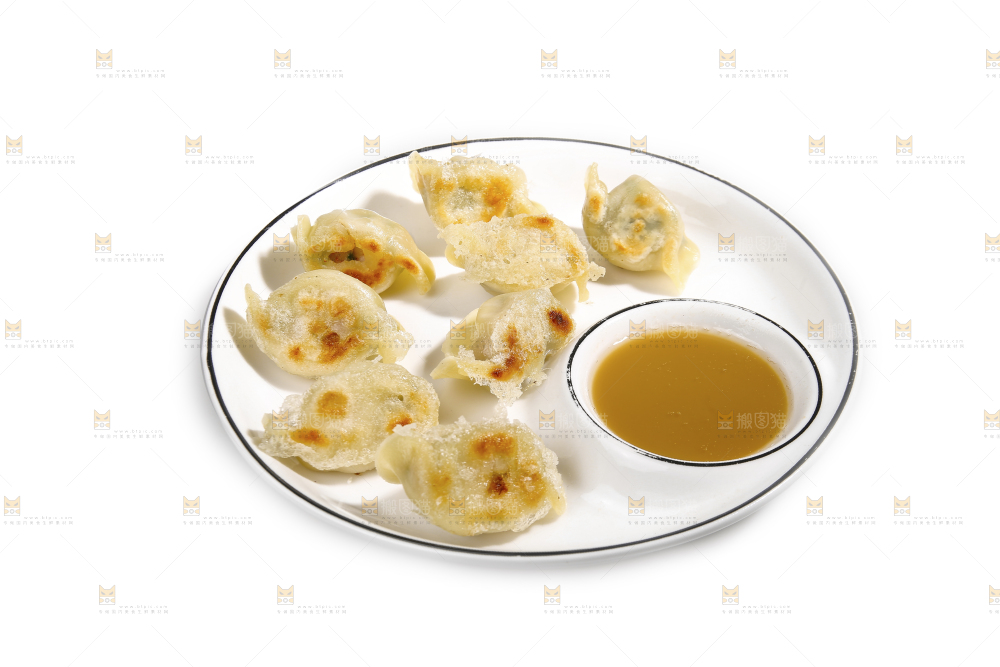 盘子里的手工水饺