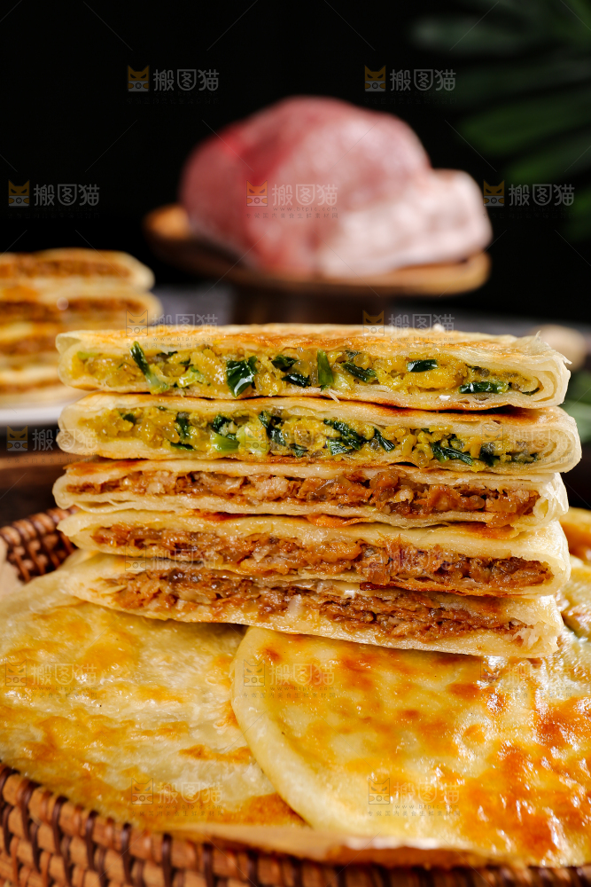 深底上的牛肉馅饼