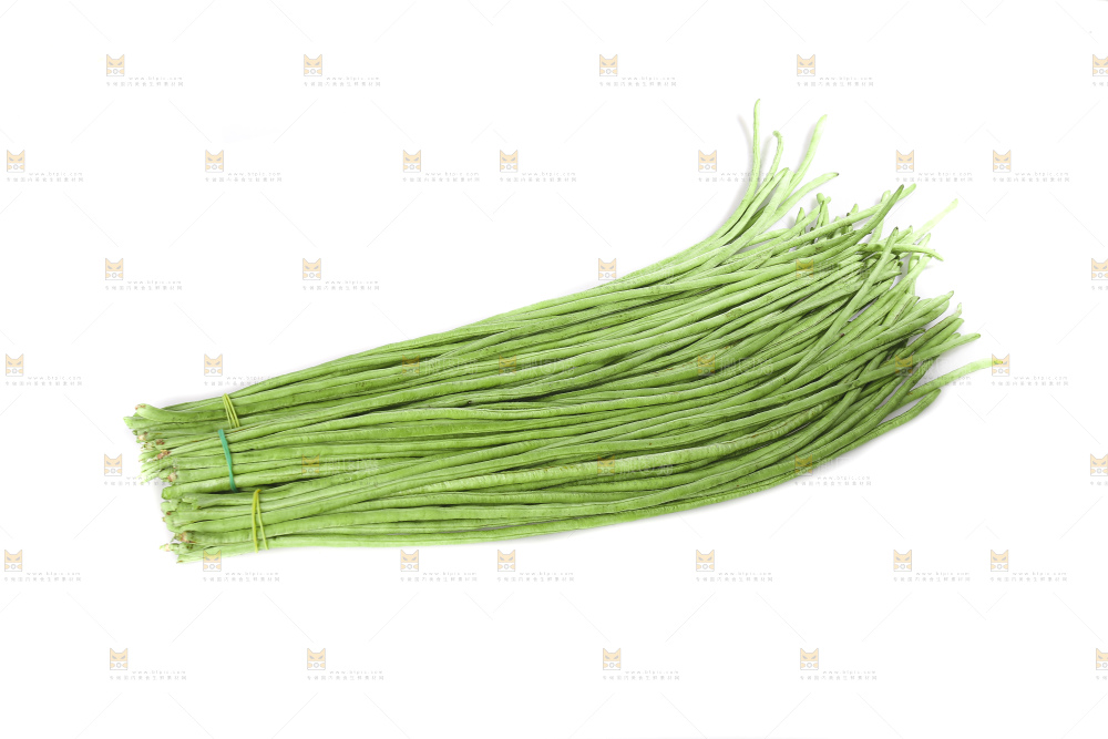 白底上的长豇豆