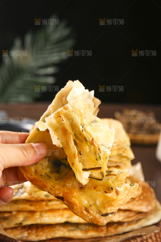 深底上的锅盔
