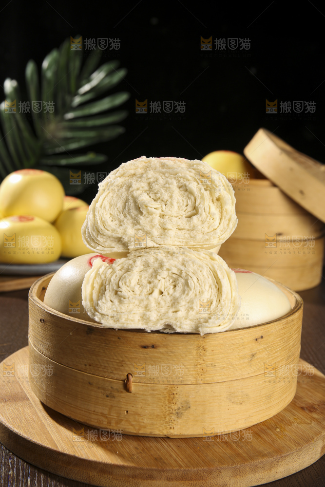 深底上的白面馒头