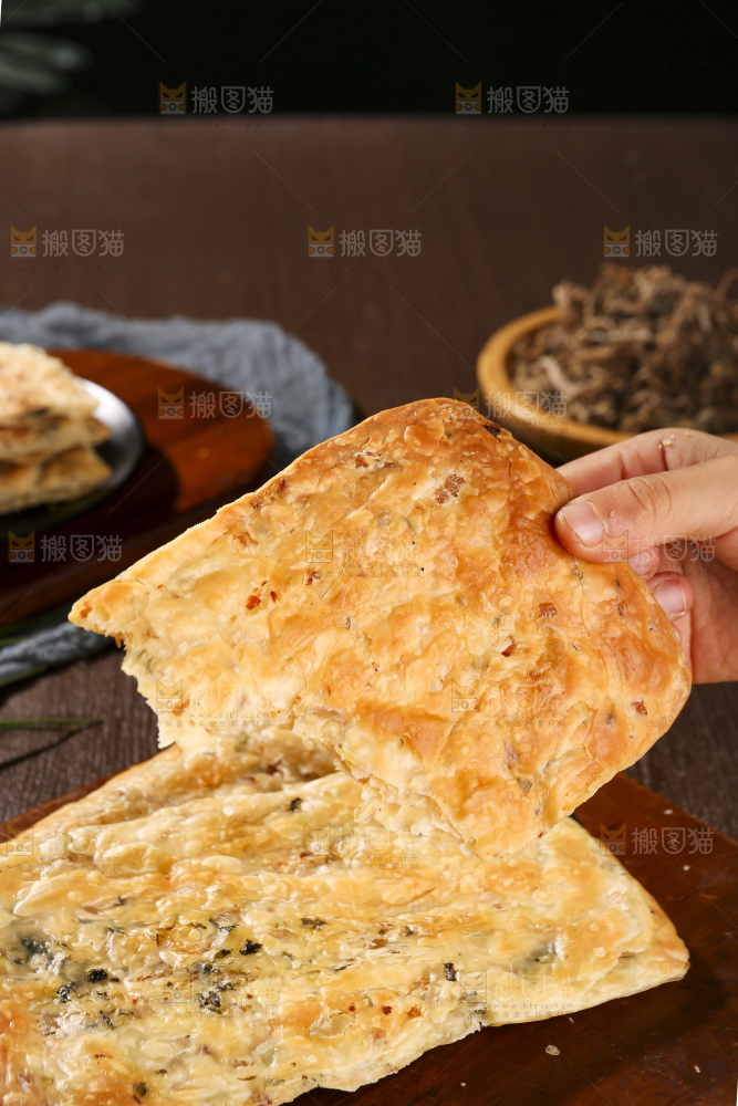 深底上的锅盔
