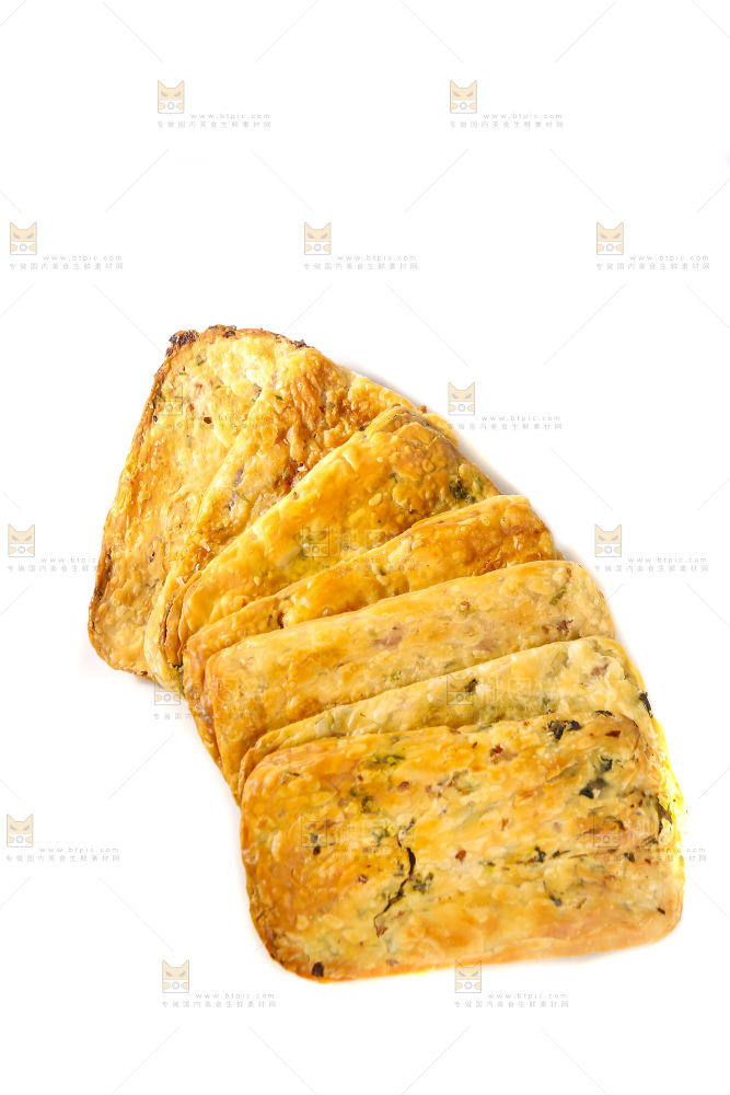 白底上的梅干菜锅盔