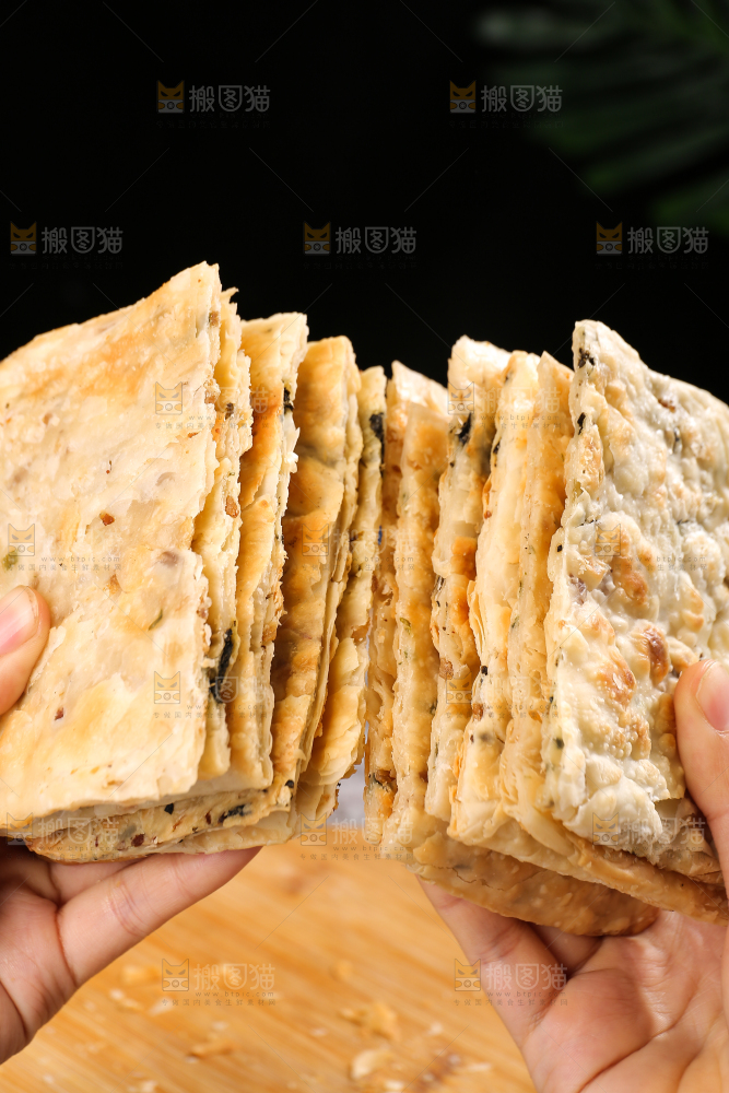 深底上的锅盔