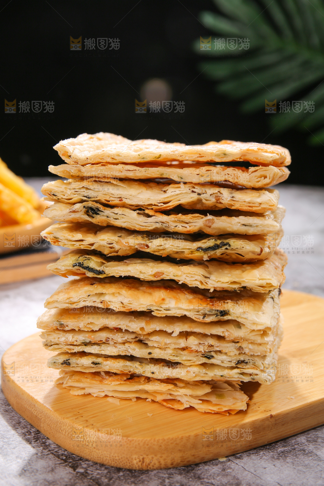 深底上的锅盔