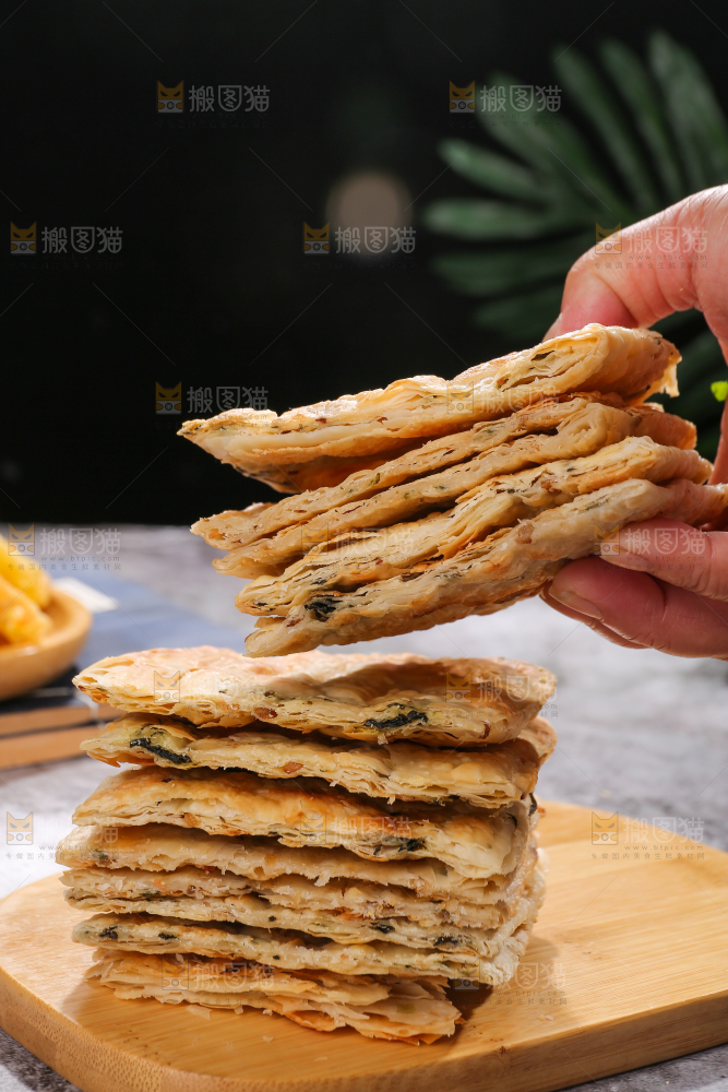 深底上的锅盔