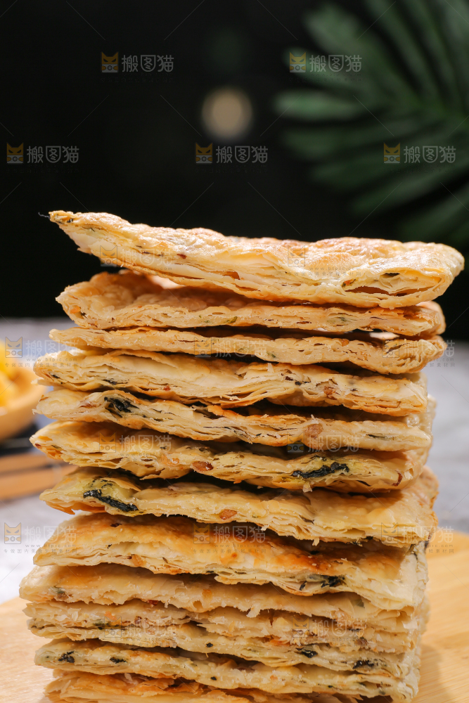 深底上的锅盔