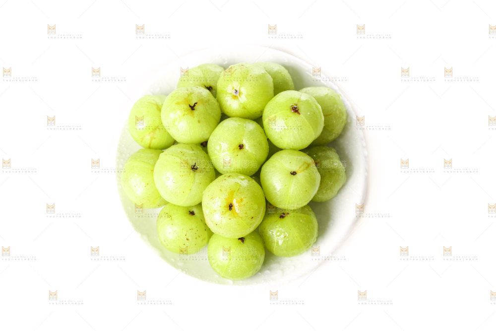 白底上的潮汕油甘果