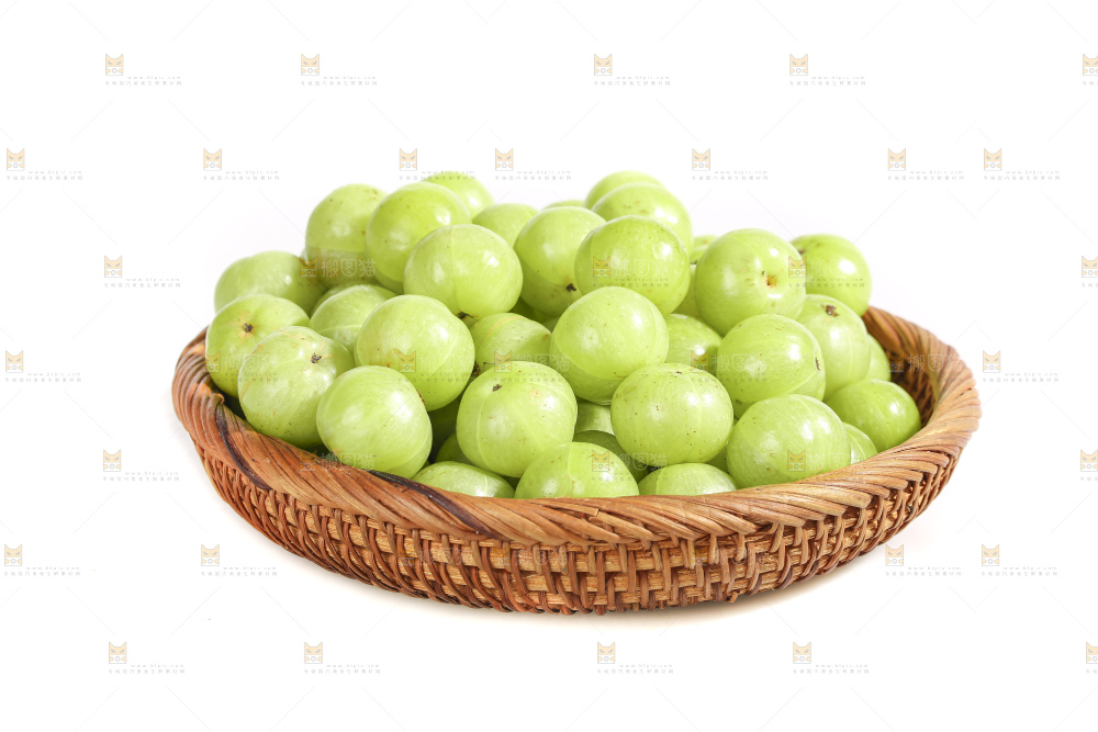 白底上的潮汕油甘果