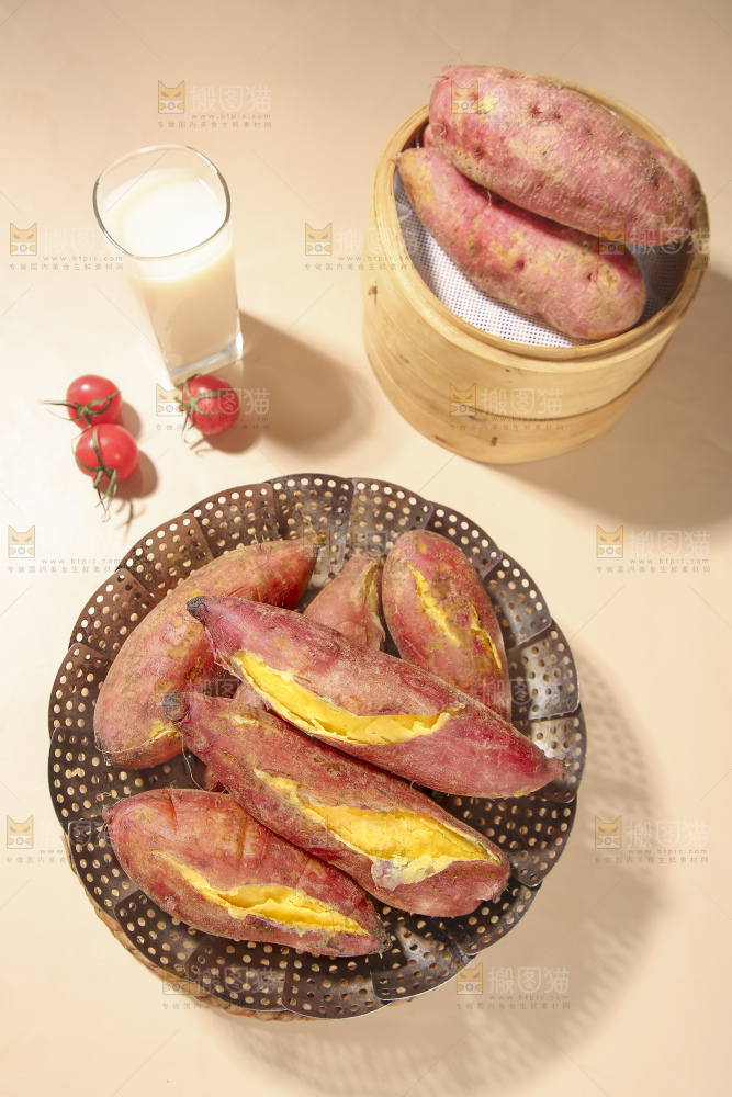 深底上的板栗红薯