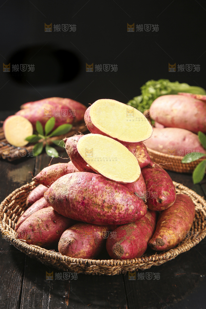 深底上的板栗红薯