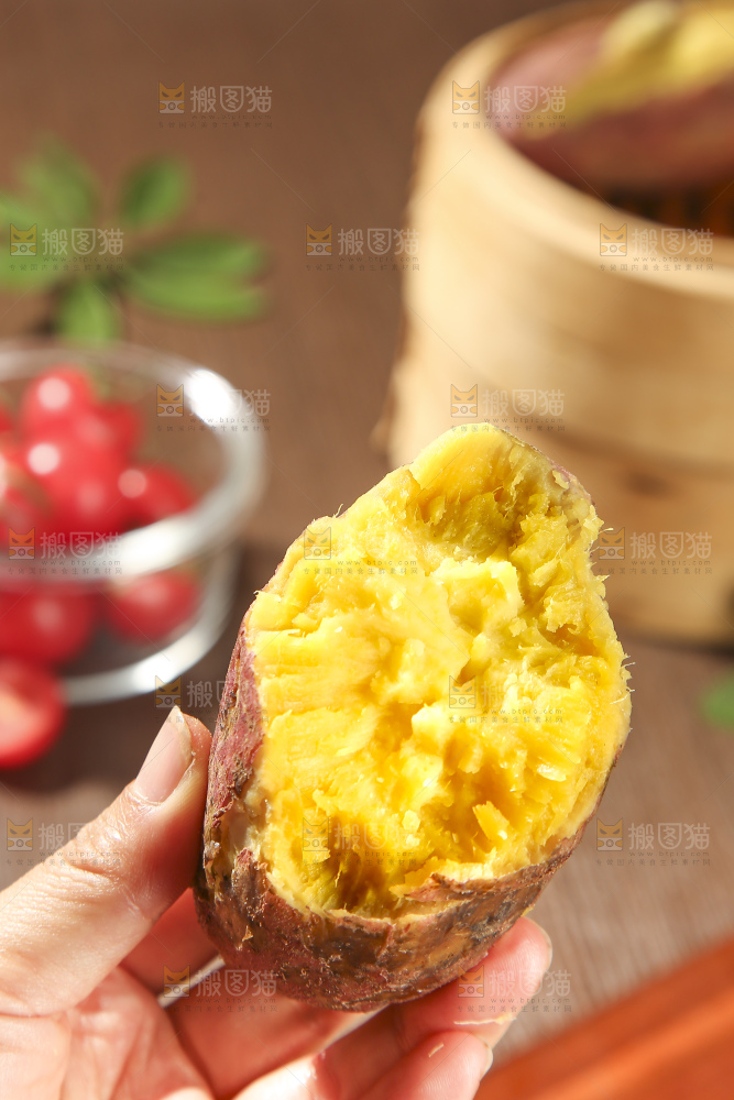深底上的板栗红薯