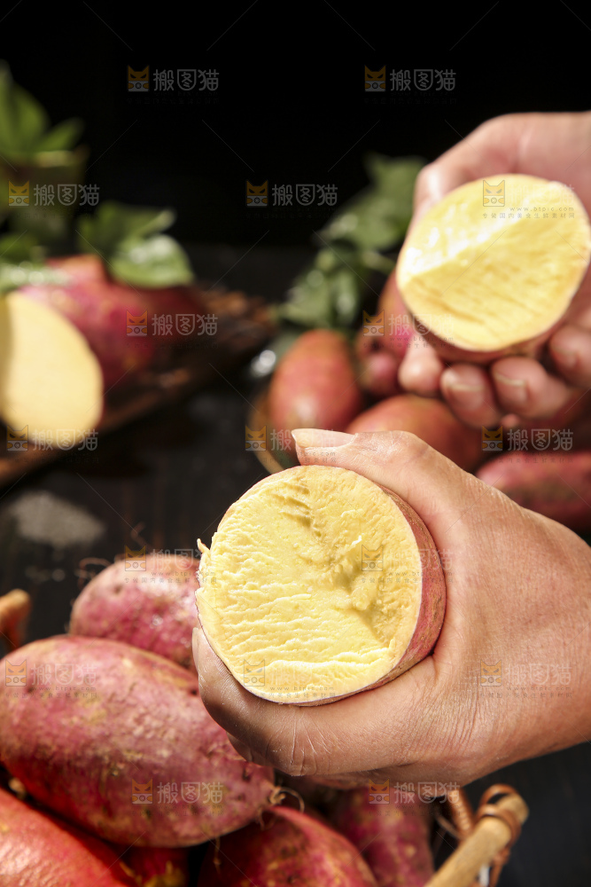 深底上的板栗红薯