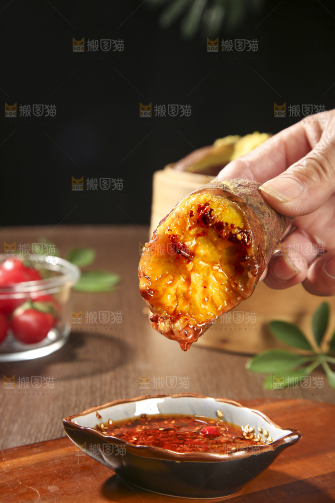 深底上的板栗红薯