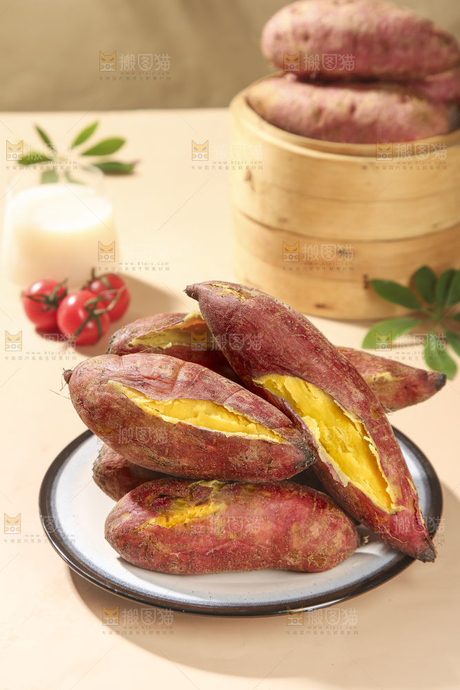 深底上的板栗红薯