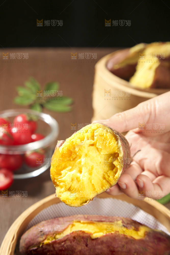 深底上的板栗红薯