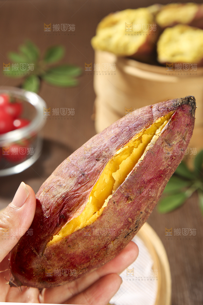 深底上的板栗红薯