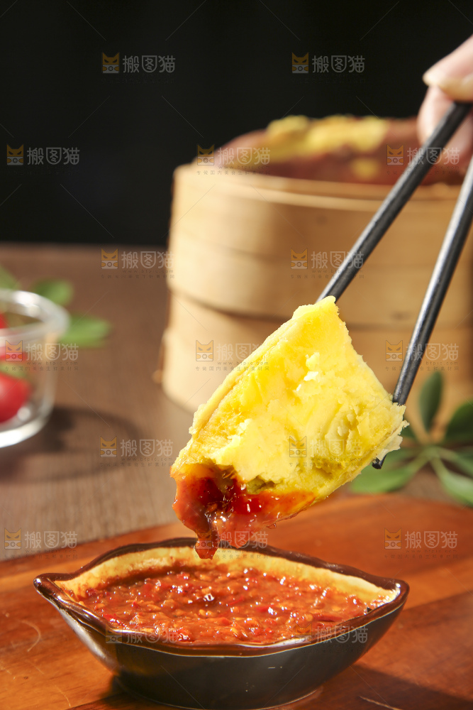 深底上的板栗红薯