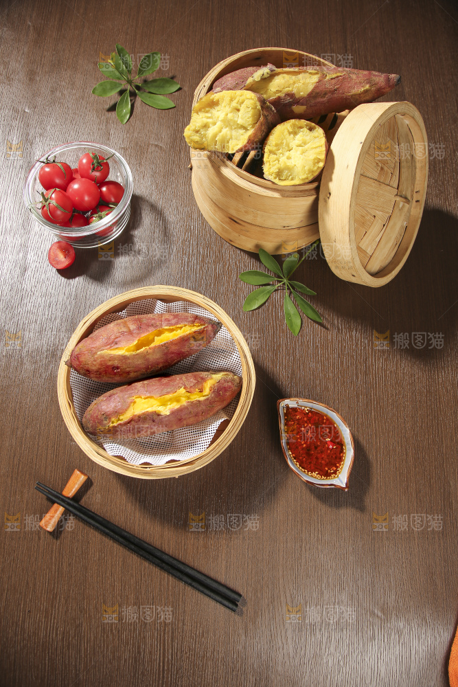 深底上的板栗红薯