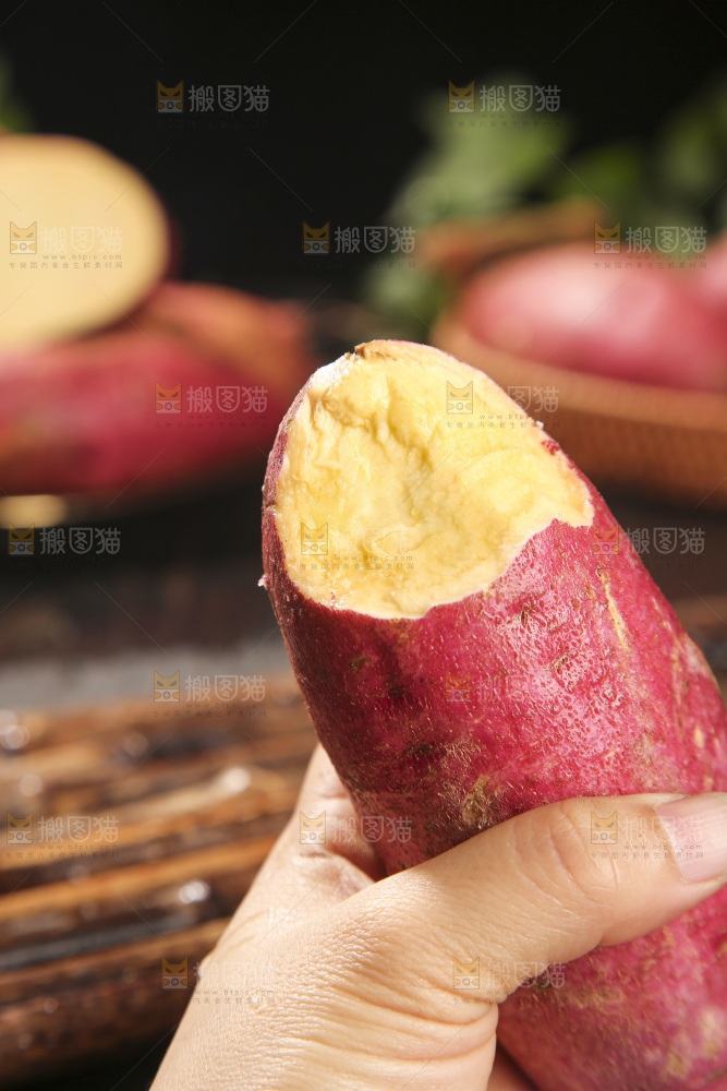 深底上的板栗红薯