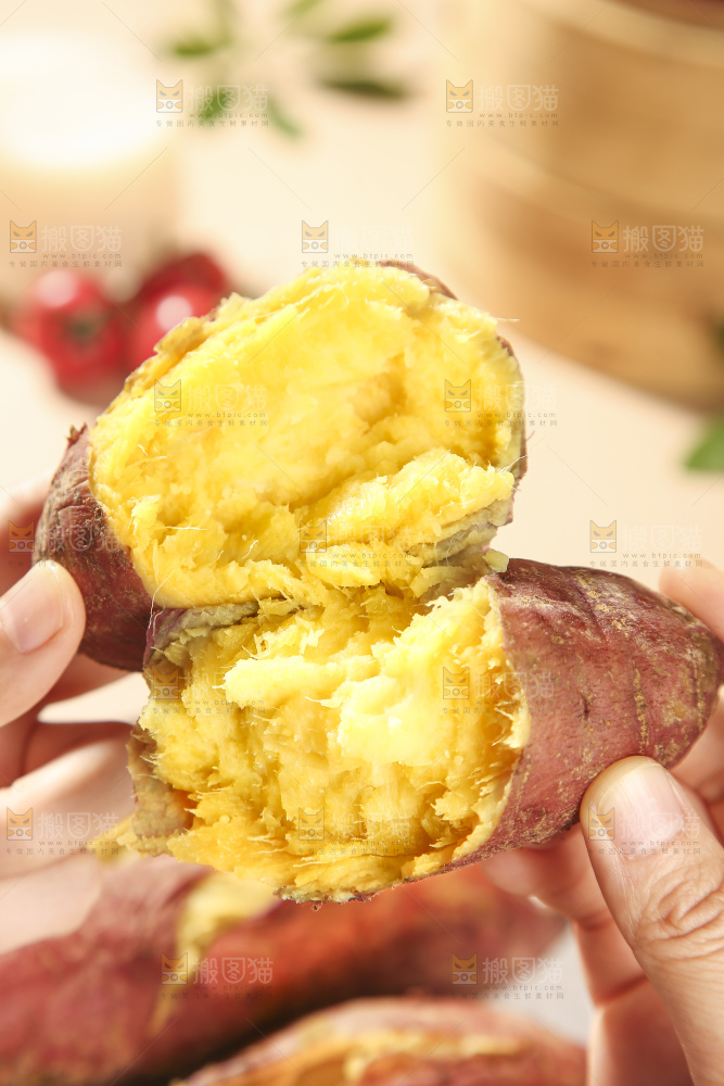 深底上的板栗红薯
