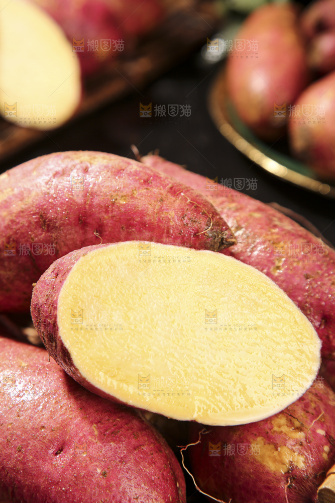 深底上的板栗红薯