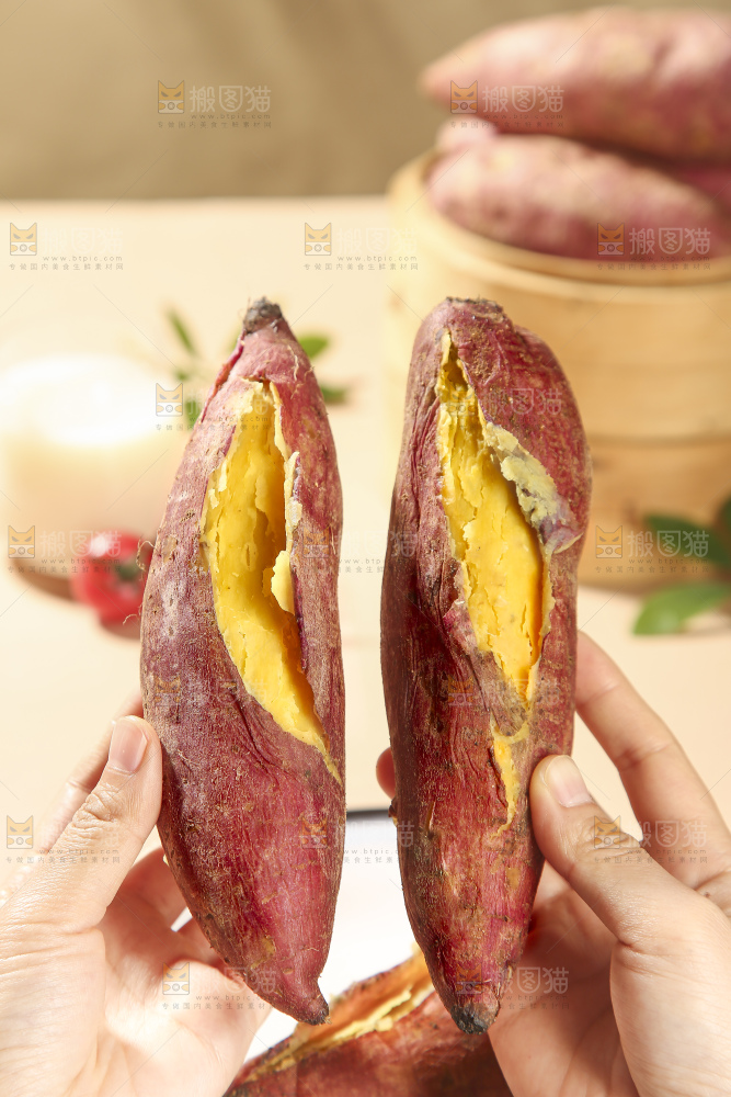 深底上的板栗红薯