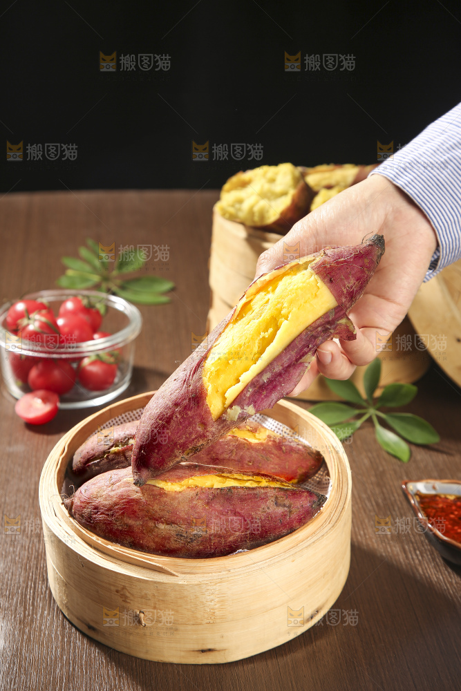 深底上的板栗红薯