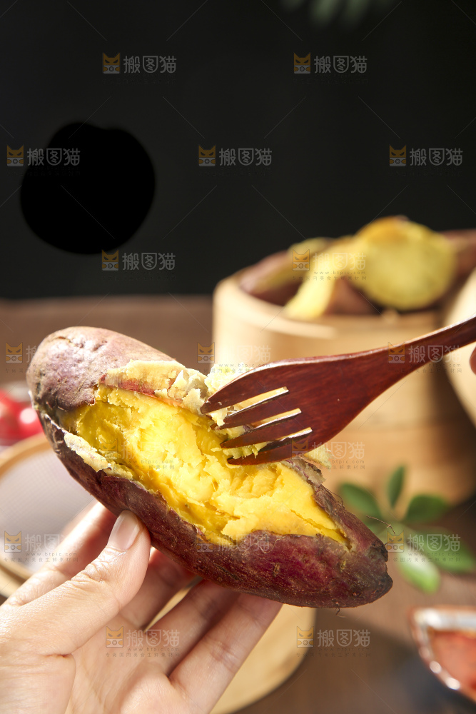 深底上的板栗红薯