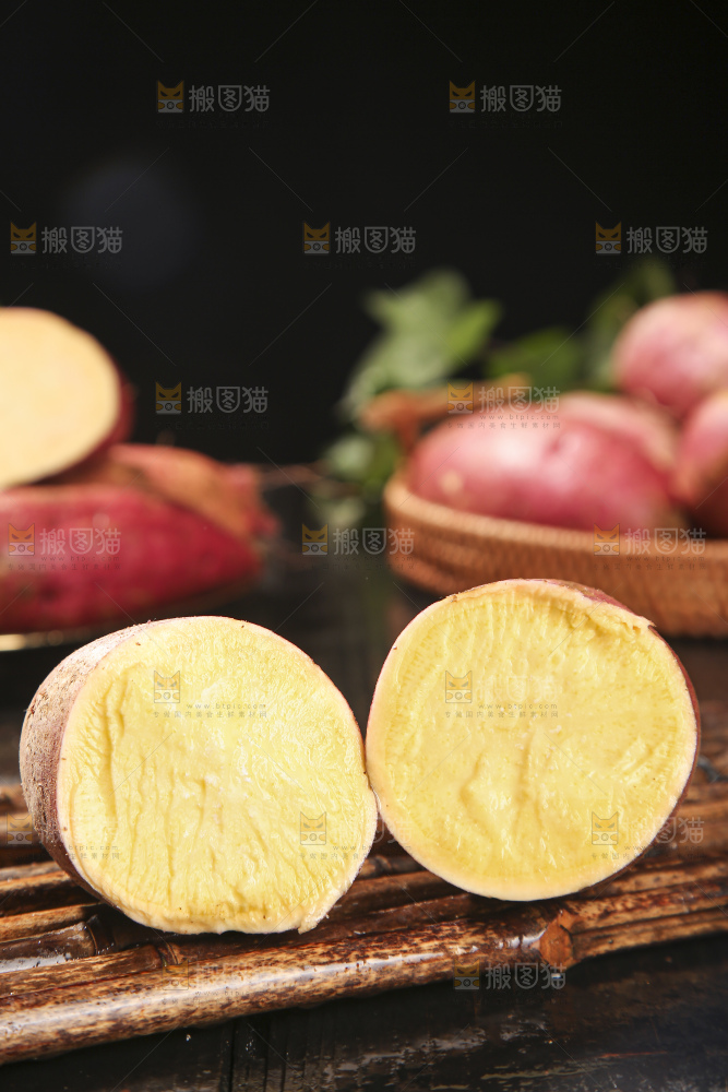 深底上的板栗红薯
