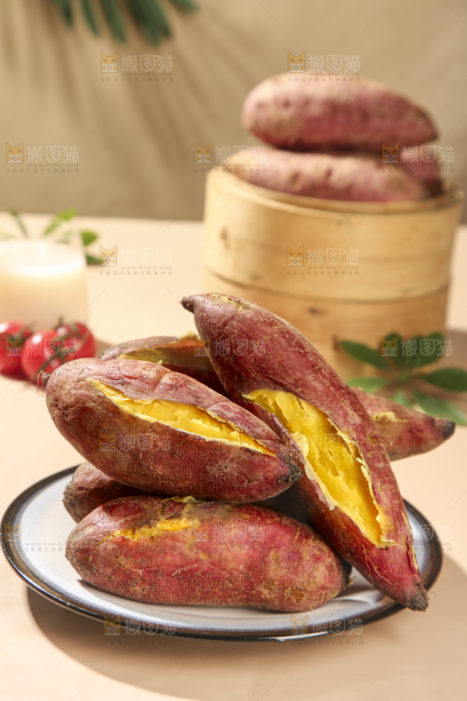 深底上的板栗红薯