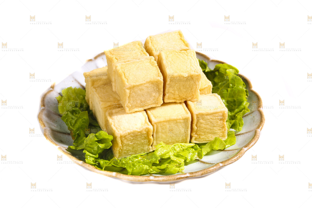 白底上的火锅丸子