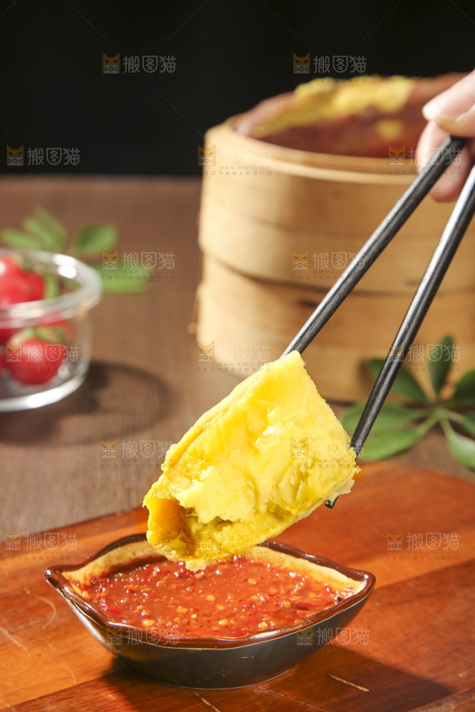 深底上的板栗红薯