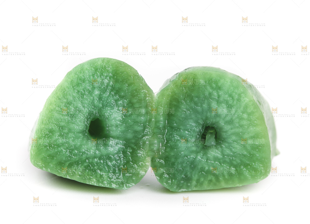 白底上的腊八蒜