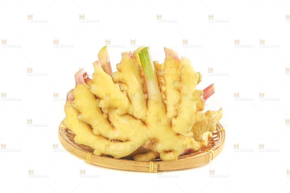 白底上的云南小黄姜