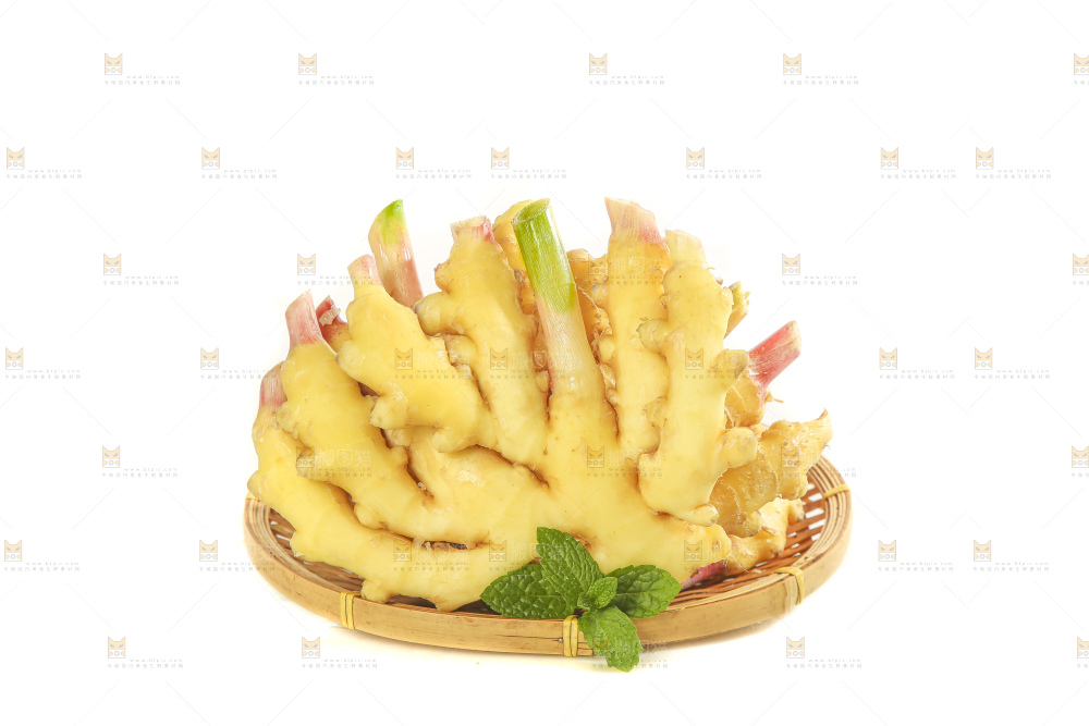 白底上的云南小黄姜