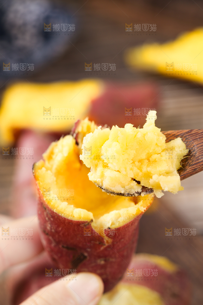 深底上的板栗红薯