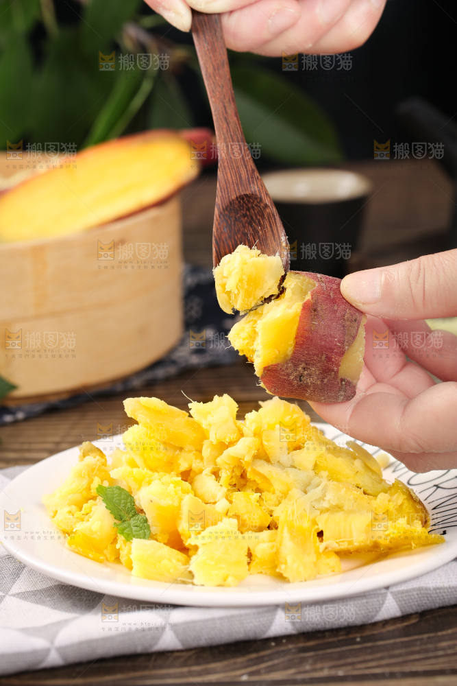 深底上的板栗红薯