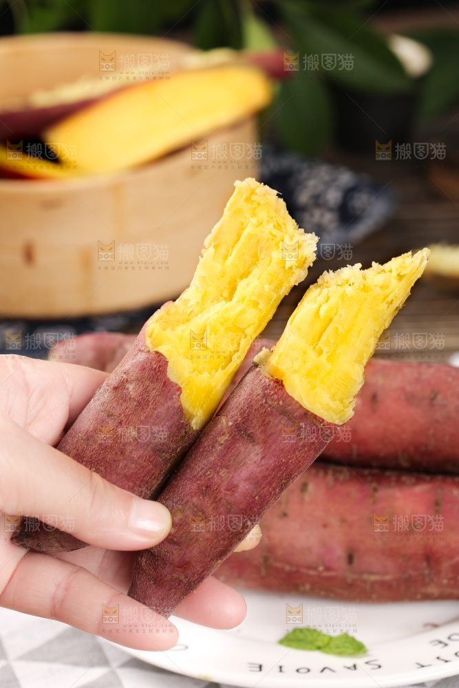 深底上的板栗红薯