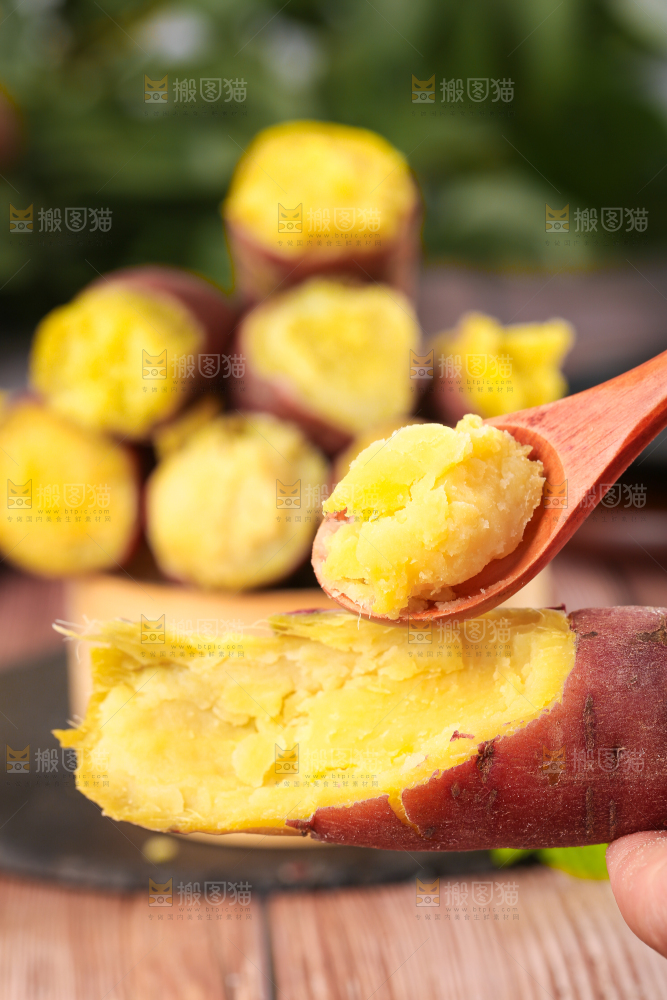 深底上的板栗红薯