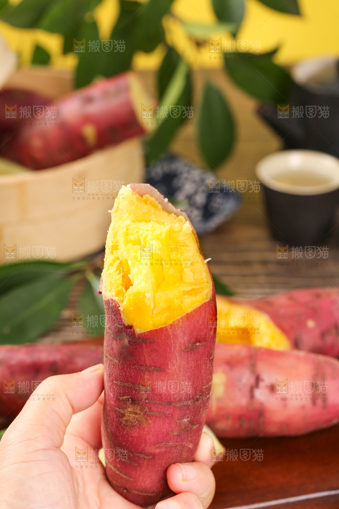 深底上的板栗红薯
